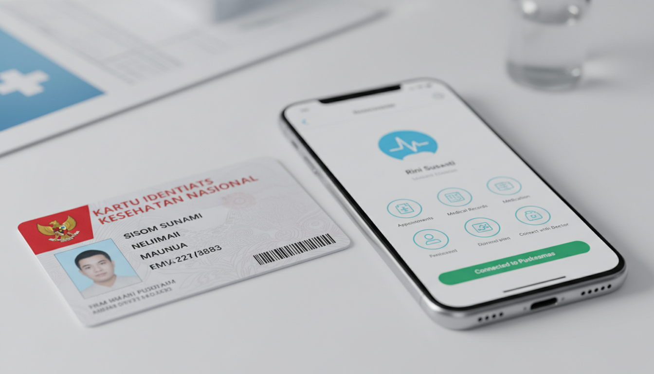 Aplikasi SyncaMed di perangkat mobile